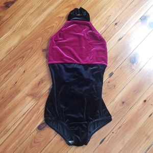 Velvet leotard